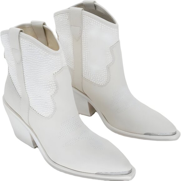Dolce Vita Women's NASHE Mid Calf Boots, Off White Pearls, 8.5 - Picture 4 of 6